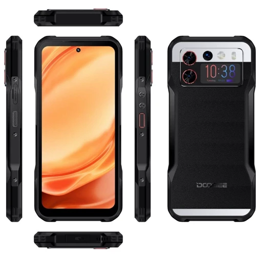 Смартфон Doogee V20S 12/256Gb Black: Дисплей 6.43" AMOLED (2400x1080) 409 PPI / 1.58" AMOLED (460x228) 325 PPI