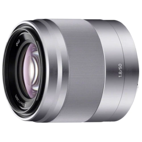 Объектив для фотоаппарата Sony 50mm f/1.8 NEX Silver (SEL-50F18): Тип объектива стандартный