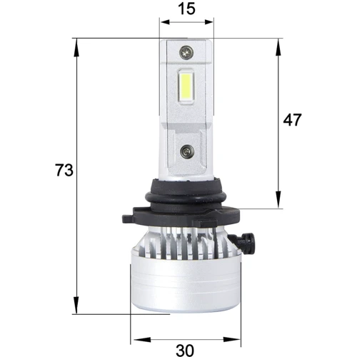 LED лампы Sho-Me F4 HB4 40W: Цветовая температура, K 6500