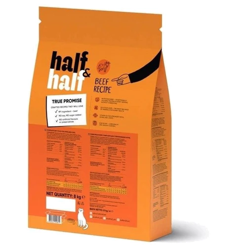 Сухой корм Half & Half для стерилизованных кошек с говядиной 8 кг (4820261920819): Тип Сухой корм