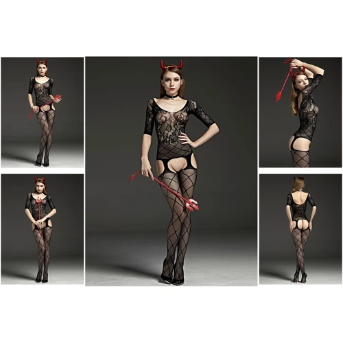Бодистокинг NDS W409 One Size Вlack (20339)
