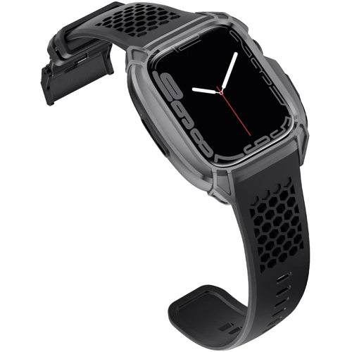 Аксессуар для Watch Rubber TPU with Metal Case Grey (FLS181110) for Apple Watch 44/45/49mm Ultra: Тип аксессуара ремешок