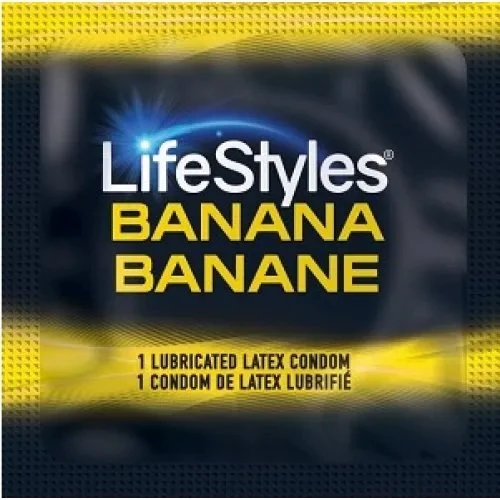 Ароматизированный презерватив Lifestyles - Flavors banana, 1 шт: Тип Ароматизированные