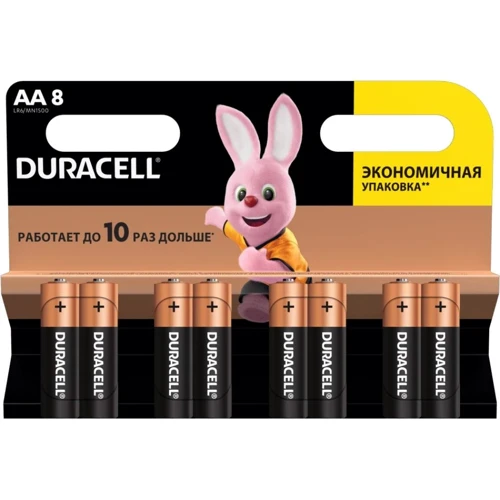 Duracell AA MN1500 LR06 8шт (81417083)