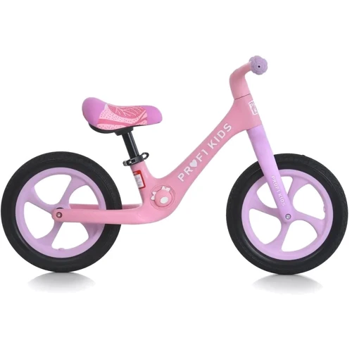Беговел Profi Kids MBB 1009-4 12" розовый: Диаметр колес, дюймов 12