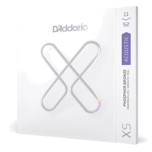 Струна для гитар Набор струн D'addario XSAPB1152 XS Phosphor Bronze Custom Light (11-52): Тип Комплект струн