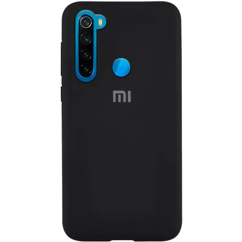 

Mobile Case Silicone Cover Black for Xiaomi Redmi Note 8 / Note 8 2021