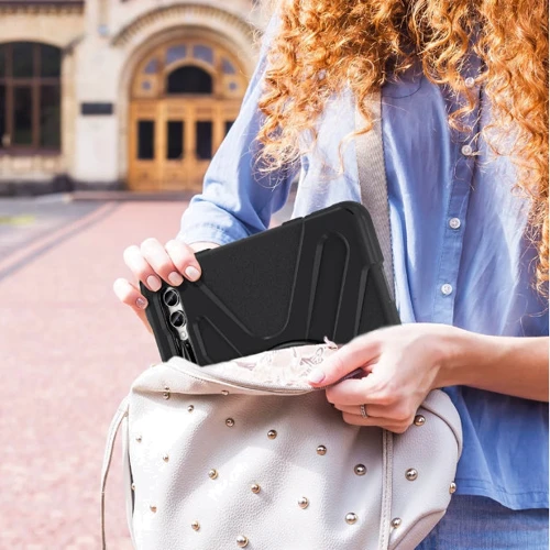 Аксессуар для планшетных ПК BeCover Heavy Duty Case with Stand Black for Samsung X810 Galaxy Tab S9 Plus / S9 FE Plus SM-X610/SM-X616B (710445) фото 6
