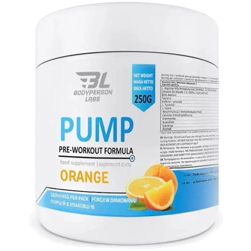Bodyperson Labs Pre-Workout Formula 250 g / 16 servings / Orange