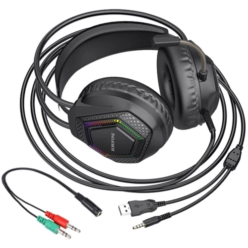 Наушники Borofone BO105 Thunder Black: Сопротивление наушников (Ом) 32