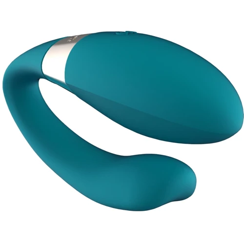 Вібратор для пар LELO Tiani Duo Ocean Blue, 2 мотори, пульт ДУ