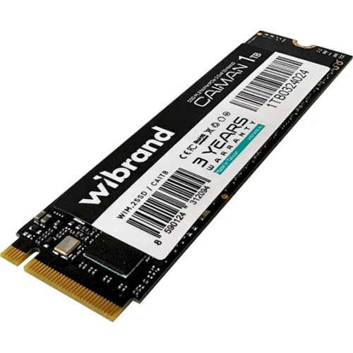 Wibrand Caiman 1TB M.2 NVMe (WIM.2SSD/CA1TB): Тип накопителя внутренний