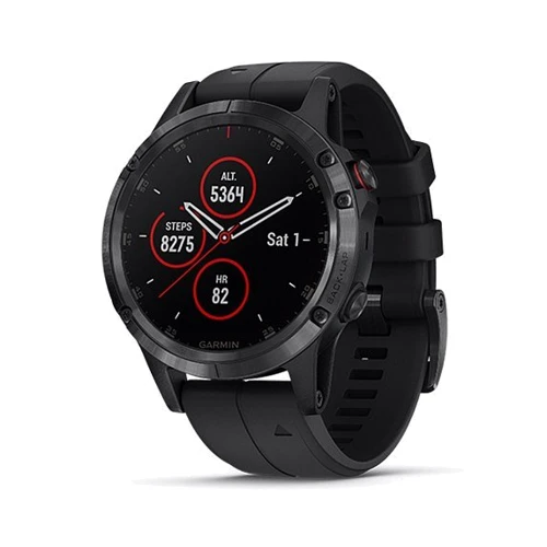 

Garmin Fenix 5 Plus, Sapphire Black with Black Silicone (010-01988-01)