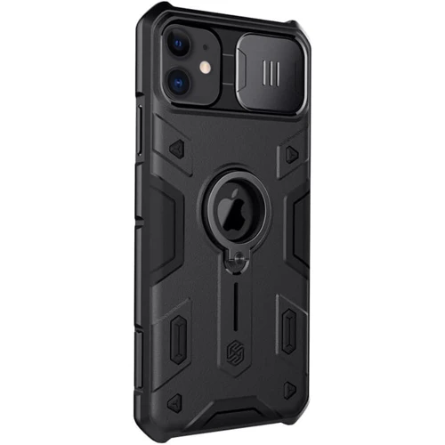 Чехол для iPhone Nillkin CamShield Armor Black for iPhone 11: Материалы поликарбонат и полиуретан