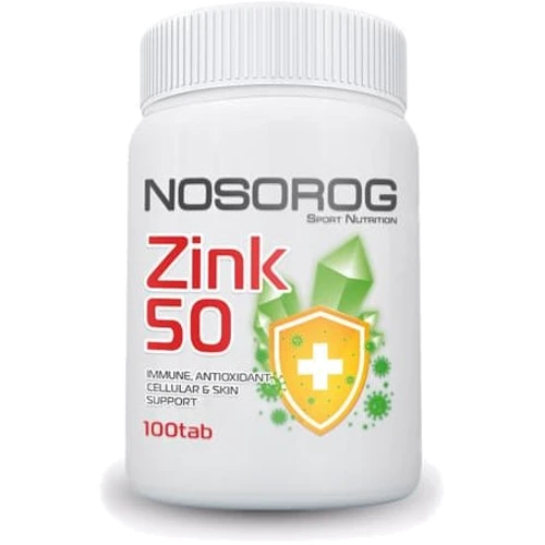 

Nosorog Zinc 50 mg Цинк 100 таблеток