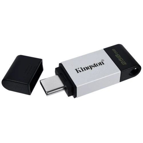 USB-флешка Kingston 256GB DataTraveler 80 Type-C Black (DT80/256GB): Объем памяти 256 GB