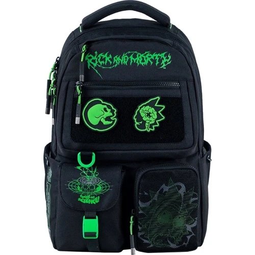 Рюкзак Kite Education teens 2587M Rick & Morty (RM24-2587M): Тип Подростковый рюкзак