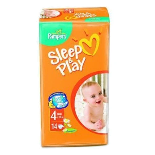 PAMPERS Sleep&Play Maxi (7-14 кг) 14 шт.+Active Baby-Dry Maxi (7-14 кг) 3 шт.
