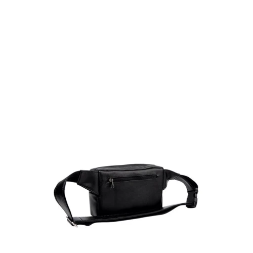 Сумка чоловіча Sambag Harvi black чорна (88218002): Фактура Матовая, Гладкая
