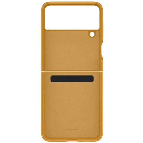 Чехол для телефонов Samsung Leather Cover Mustard (EF-VF711LYEGRU) for Samsung F711 Galaxy Flip 3 фото 6