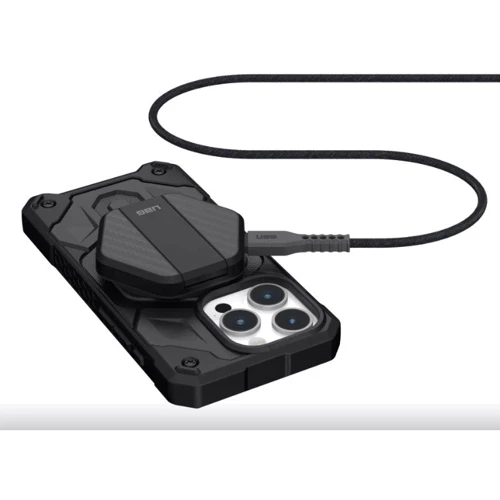 Зарядний пристрій UAG Wireless Charger Magnetic Pad With Stand 15W Carbon Black (9B4410114042) для iPhone 16 I 15 I 14 I 13 I 12: Тип беспроводное