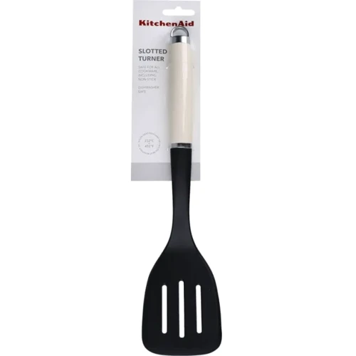 Лопатка з прорізами KitchenAid Coreline 35.6 см кремовий (KAG002OHACE)