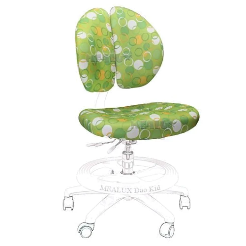 Чохол Mealux Z тканину зелена з кільцями для крісел Duo-Kid (Y-616): Виробник Mealux