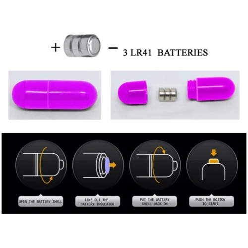 Насадка на член LYBAILE Pretty Love 5.5 "Vibrating Penis Sleeve Purple