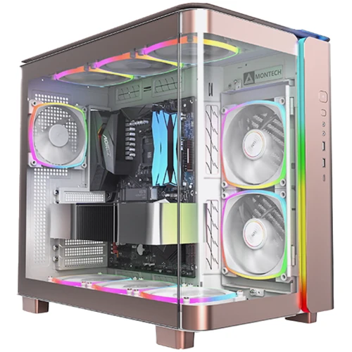 Корпус Montech King 95 Pro Pink-Gold (KING 95 PRO (RG))