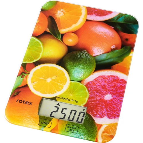 Ваги кухонні Rotex RSK14-C citrus: Тип конструкції с плоской плaтформой настольные