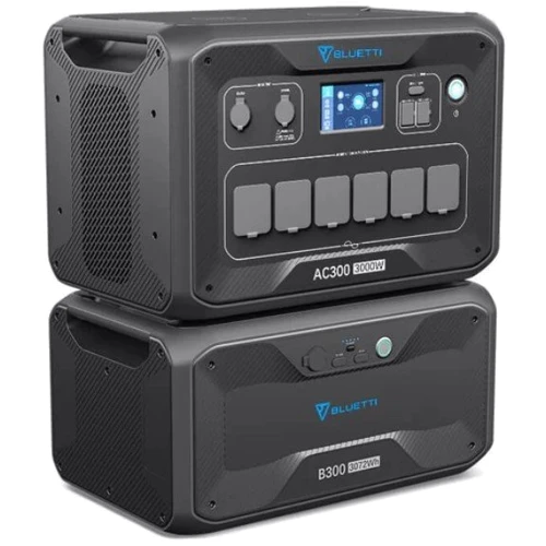Зарядна станція Bluetti AC300 3000W + 2 battery module B300 6144Wh: Виходи споживачів USB-A, USB-C