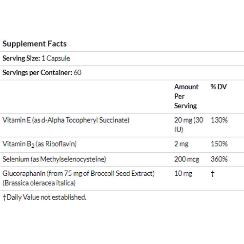 Jarrow Formulas Selenium Synergy, 60 Capsules Синергия Селена: Форма випуску капсули