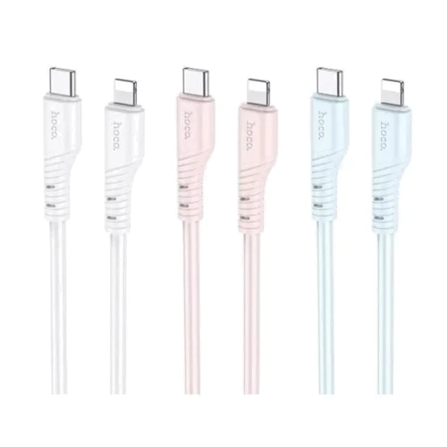Кабель Hoco Cable USB-C to Lightning X97 Crystal 3A 1m White фото 3