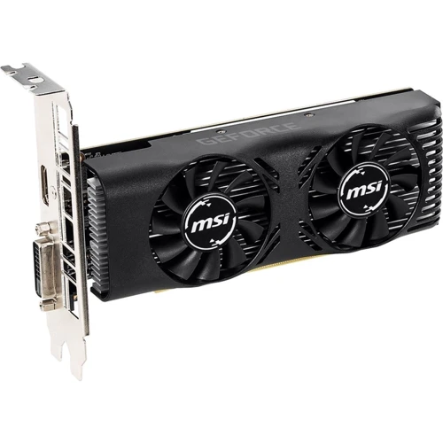 Видеокарта MSI GeForce GTX 1650 4GT LP OC: Разрядность шины памяти, бит 128