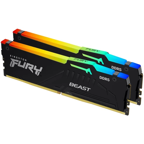 Kingston FURY 32 GB (2x16 GB) DDR5 5600 MHz Beast RGB (KF556C40BBAK2-32)