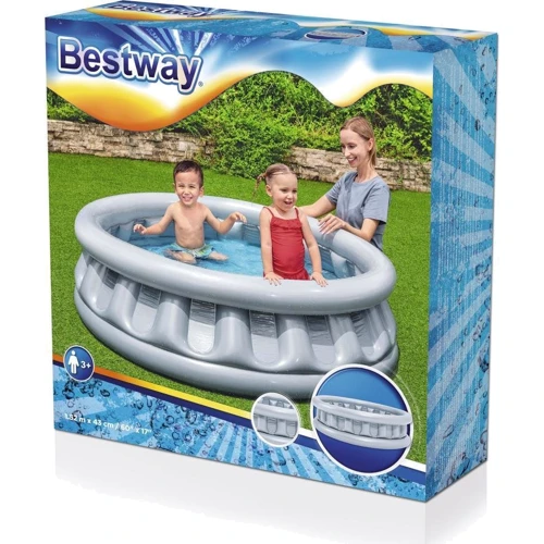 Bestway Бассейн 51080 Космический корабль, детский, круглый, 512л, 157-41 см., фото 4