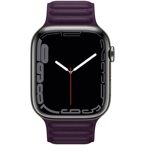 Аксесуар для Watch Apple Leather Link Dark Cherry Size M/L (ML7X3) для Apple Watch 42/44/45mm UA: Виробник Apple