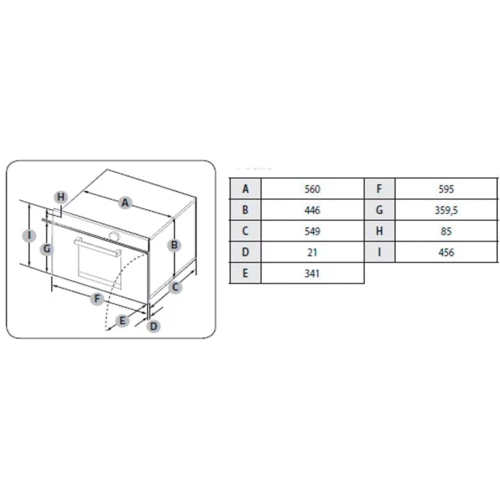 Духова шафа електрична Samsung NQ50T9539BD/WT: Об'єм, л 50