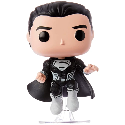 Игровая фигурка Funko POP! серии Лига Справедливости – Супермен (черный костюм) (56801)