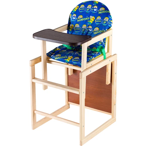 Стульчик- трансформер Наталка Зайчик люкс eko синий ( big minions) (623102): Тип трансформер