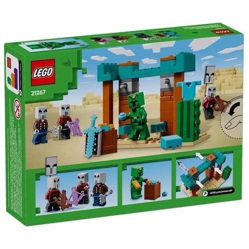 Конструктор LEGO Minecraft Пустинний патруль розбійника 105 деталей (21267): Серія MINECRAFT