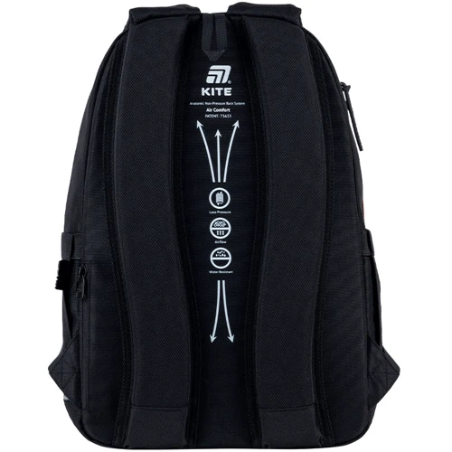 Рюкзак Kite AR25-2575 Education Teens 2575 Aggretsuko: Спинка Ортопедическая (анатомическая)