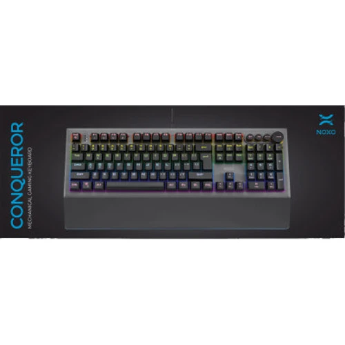 Клавиатура NOXO Conqueror Mechanical Blue Switches RU (4770070882023): Тип клавиатуры стандартная