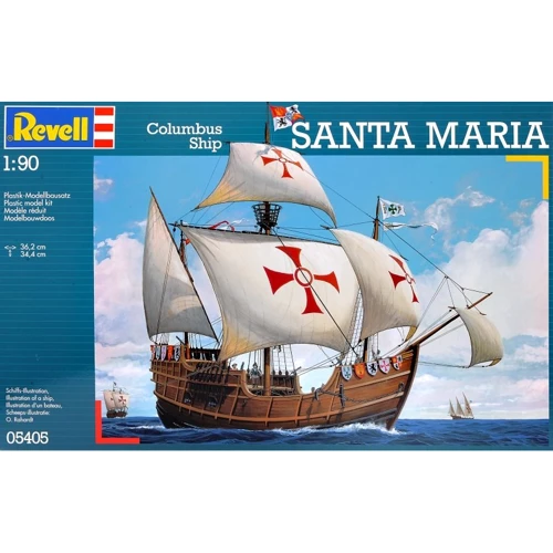 Модель Revell Парусне судно Santa Maria 1:96 (5405): Виробник Revell