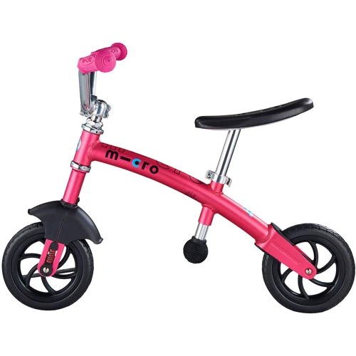 Беговел Micro серии G-Bike Chopper Deluxe - Розовый (до 20 kg с сидением, 2-х колесный) фото 10