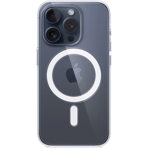 Чохол для iPhone Apple iPhone 15 Pro Clear Case with MagSafe (MT223ZM/A): Колір прозрачный