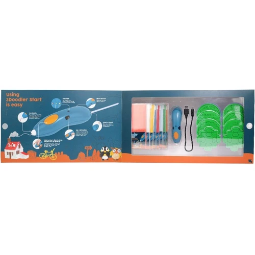 3D-ручка 3Doodler Start для детского творчества - Мегакреатив (192 стержня, 8 шаблонов) (3DS-MEGA-E-R) фото 4