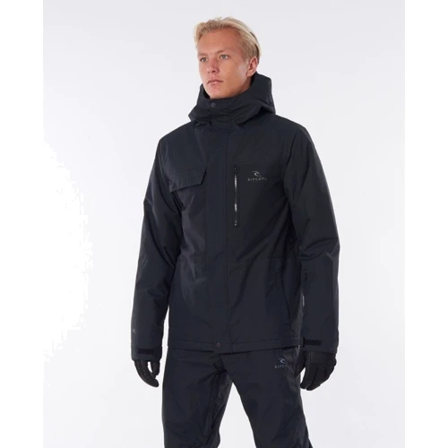 Горнолыжная куртка Rip Curl Twister Snow Jacket SCJEA4-90 48 черная зимняя с капюшоном: Вид Горнолыжные куртки