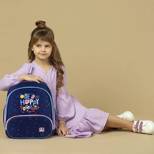Рюкзак GoPack Education каркасний 597M-3 Be Happy (GO24-597M-3): Тип Для средней школы