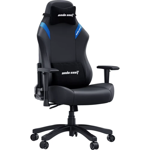 Кресло игровое Anda Seat Luna Black/Blue Size L (AD18-44-BS-PV) фото 3
